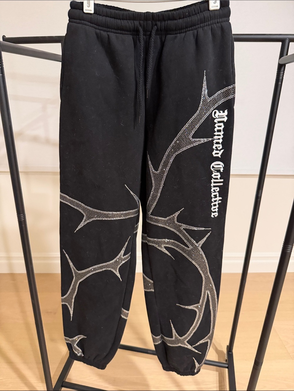 Named Collective Black Track Joggers